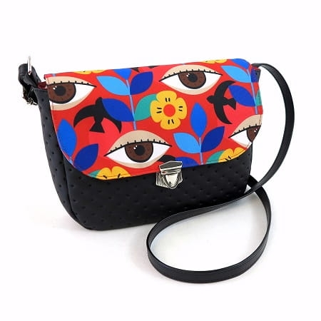 Wykrój - torebka z klapką