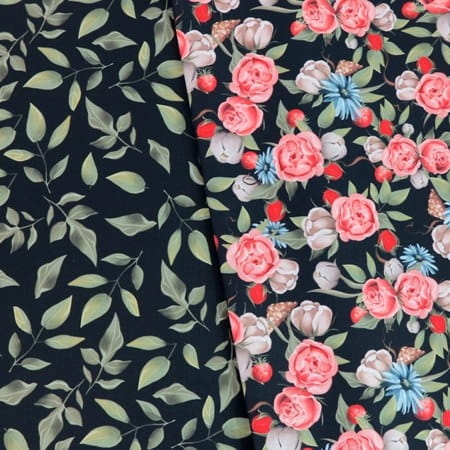 liście zielone i kwiaty.JPG