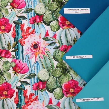 TKANINA WODOODPORNA Kaktusy opuncja