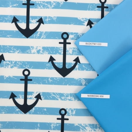 TKANINA WODOODPORNA Kotwice na pasach