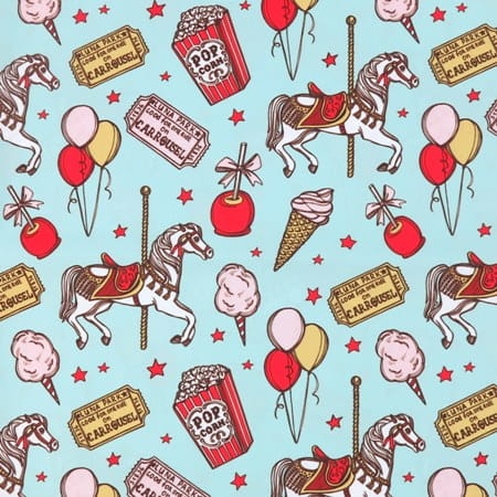 TKANINA WODOODPORNA Wesołe miasteczko [6-8]