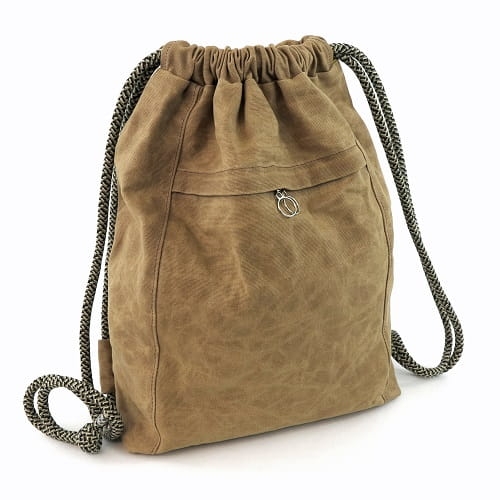 Wykrój - worko-plecak z ukrytą kieszenią