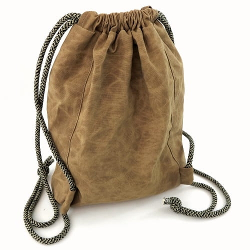 Wykrój - worko-plecak z ukrytą kieszenią