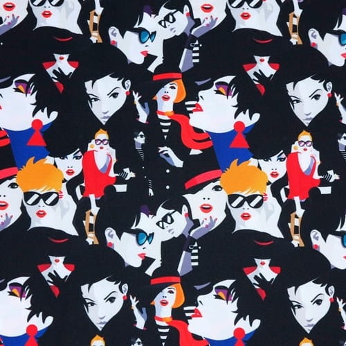 TKANINA WODOODPORNA Twarze