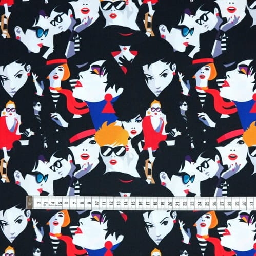 TKANINA WODOODPORNA Twarze