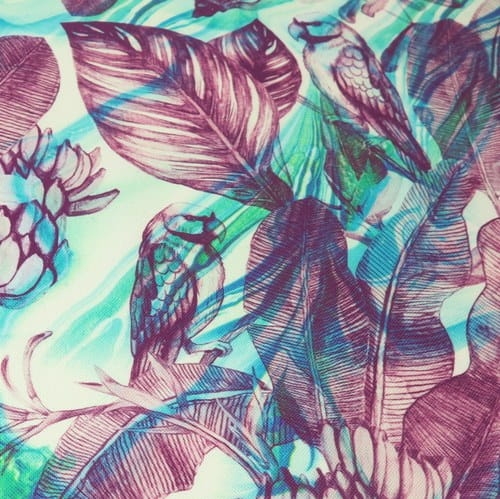 TKANINA WODOODPORNA Drzewo bananowca fioletowe  3.JPG