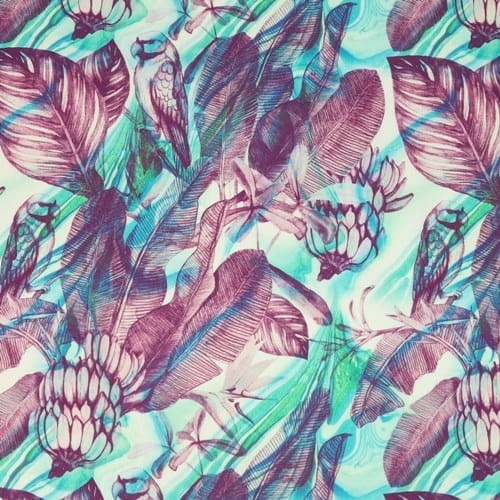 TKANINA WODOODPORNA Drzewo bananowca fioletowe 1.JPG