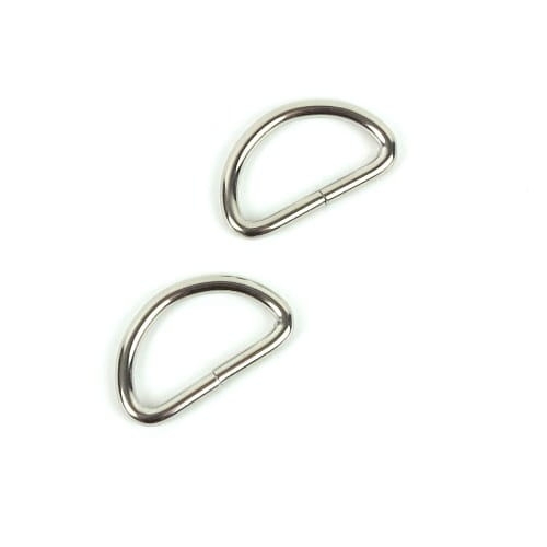 Półkole / uchwyt kolor srebrny 30 mm