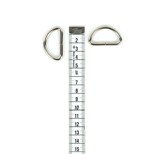 Półkole / uchwyt kolor srebrny 30 mm