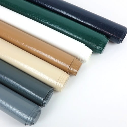 Ekoskóra kaletnicza lakierowana skóra krokodyla - kolor szary ciemny