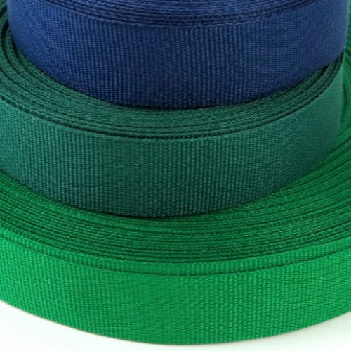 Taśma lamówkowa 20 mm poliestrowa zielona butelkowa