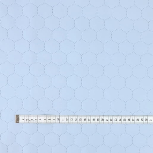 Ekoskóra / skaj pikowany plaster miodu błękit pastelowy