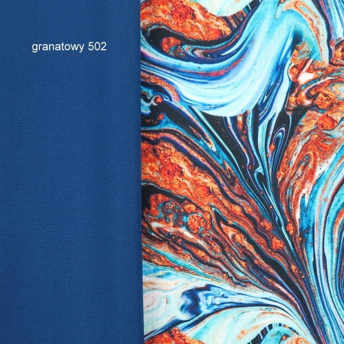 TKANINA WODOODPORNA Marmur magma blue