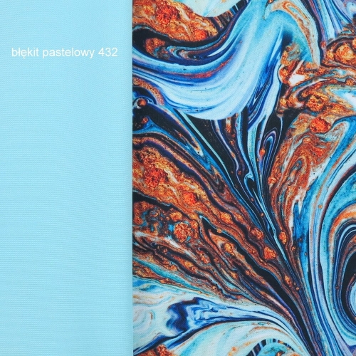 TKANINA WODOODPORNA Marmur magma blue