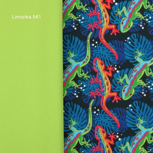 TKANINA WODOODPORNA Tęczowe jaszczurki