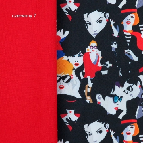 TKANINA WODOODPORNA Twarze