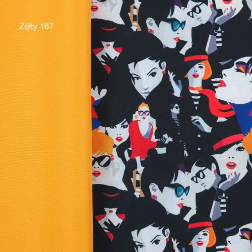 TKANINA WODOODPORNA Twarze