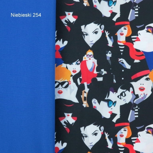 TKANINA WODOODPORNA Twarze