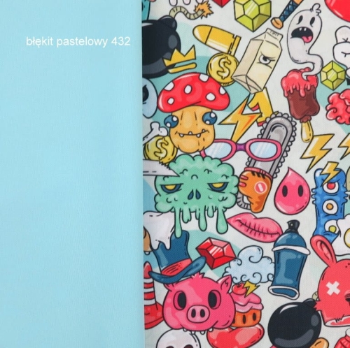 TKANINA WODOODPORNA Kreskówka