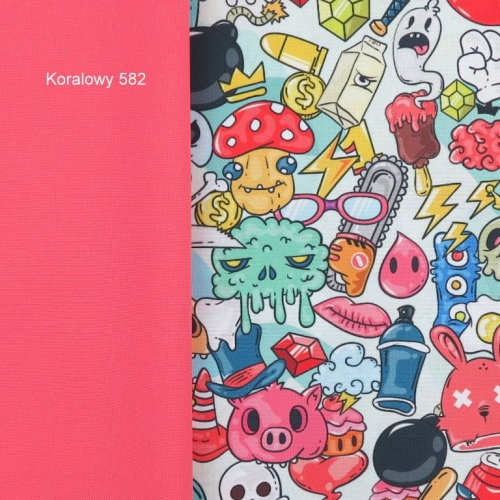 TKANINA WODOODPORNA Kreskówka