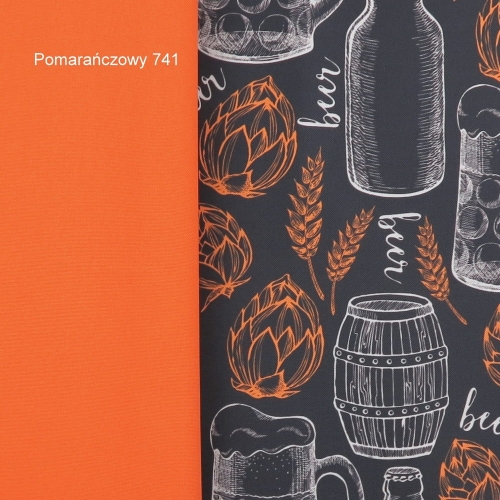 TKANINA WODOODPORNA Kufle z chmielem