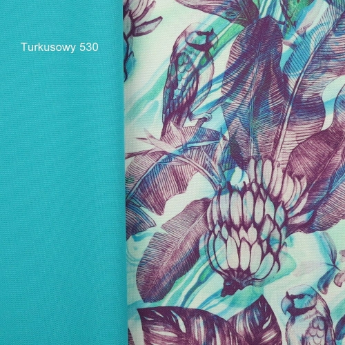 TKANINA WODOODPORNA Drzewo bananowca fioletowe