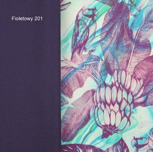 TKANINA WODOODPORNA Drzewo bananowca fioletowe