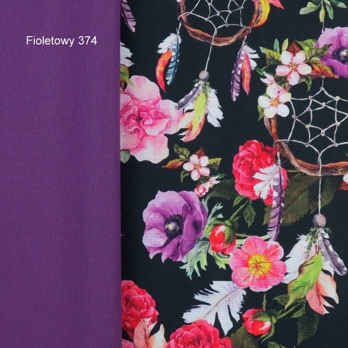 TKANINA WODOODPORNA Kwiatowe łapacze snów