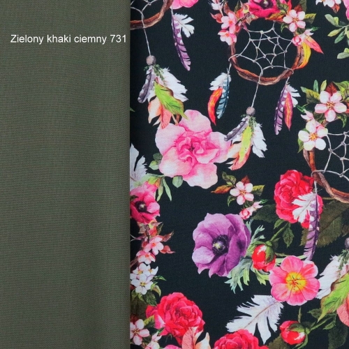 TKANINA WODOODPORNA Kwiatowe łapacze snów