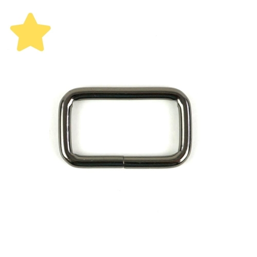 Prostokąt/uchwyt 38 mm kolor czarny