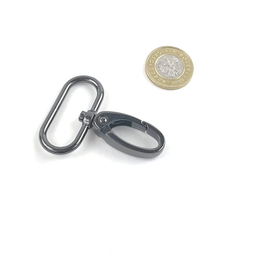 Karabińczyk 32 mm kolor czarny