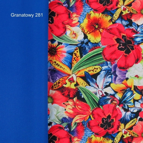 TKANINA WODOODPORNA Tulipany i kwiaty