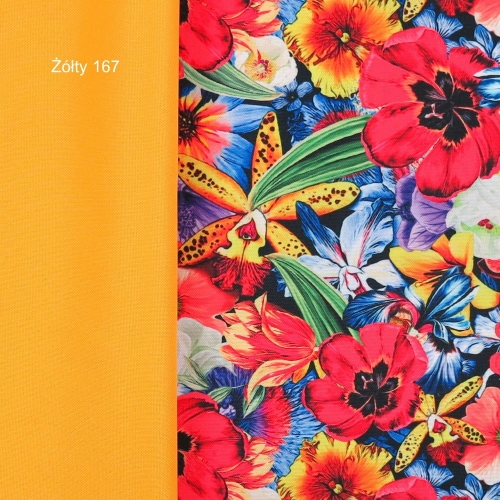 TKANINA WODOODPORNA Tulipany i kwiaty