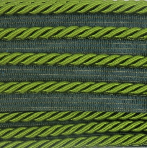 Sznurek z wypustką 8 mm kolor zielona oliwka