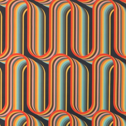 WELUR TAPICERSKI  Tęcza 3D retro [6-8]