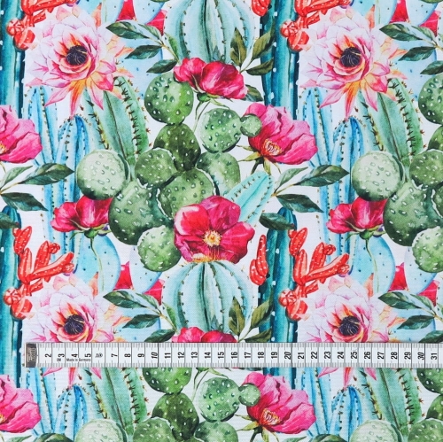 TKANINA WODOODPORNA Kaktusy opuncja