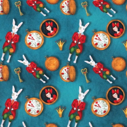 WELUR TAPICERSKI Alicja - zajączki [6-8]