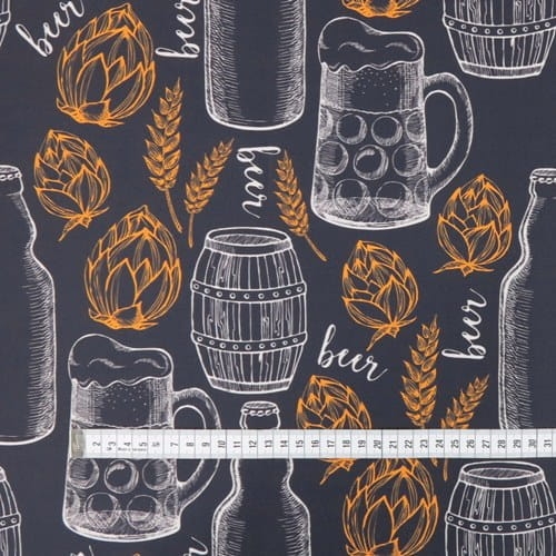 TKANINA WODOODPORNA Kufle z chmielem 1.JPG