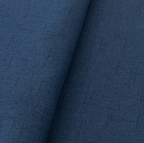 ŻAKARD WODOODPORNY Kreski granatowa