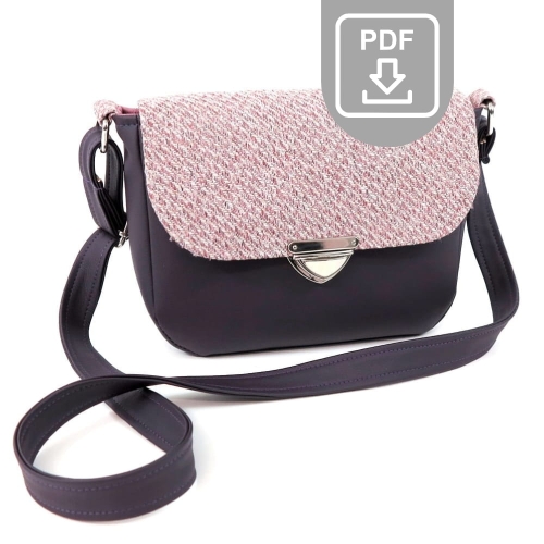 Wykrój - torebka z klapką