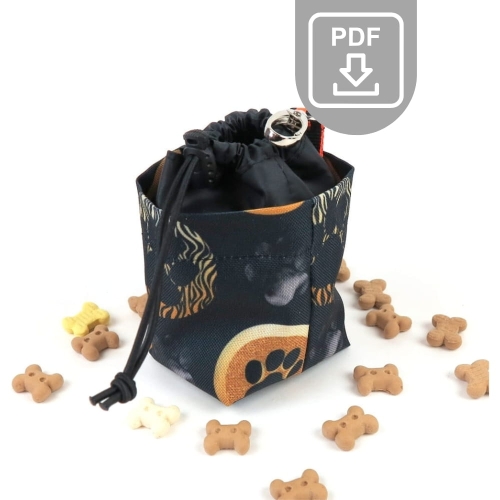 Wykrój - woreczek/saszetka na smaczki