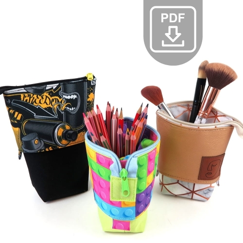 Wykrój - piórnik zsuwany