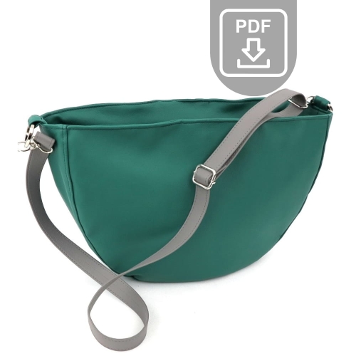 Wykrój - torebka półksiężyc duża