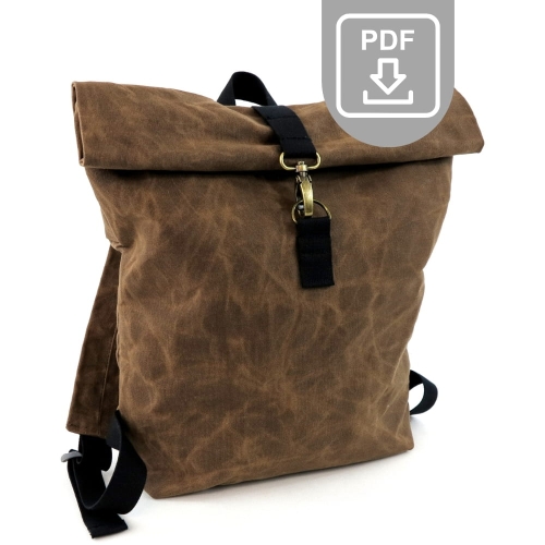 Wykrój - plecak kurierski