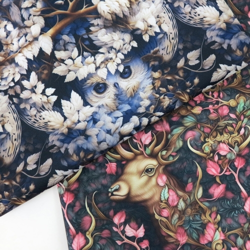 TKANINA WODOODPORNA Magiczny las - jelenie