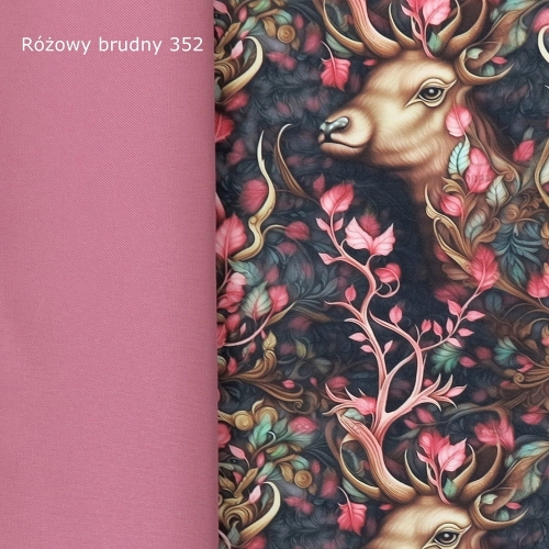 TKANINA WODOODPORNA Magiczny las - jelenie