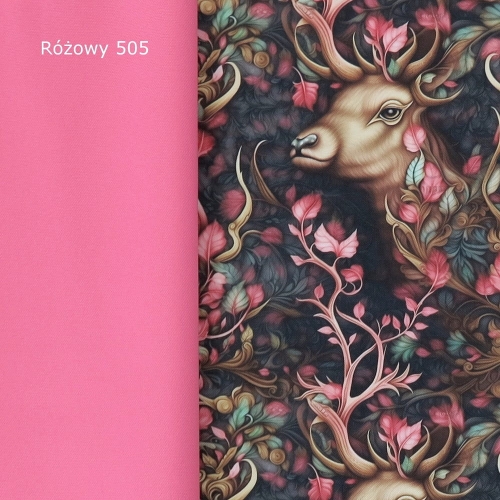 TKANINA WODOODPORNA Magiczny las - jelenie