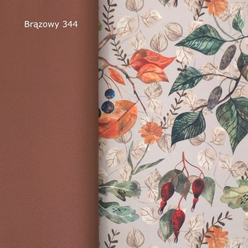 TKANINA WODOODPORNA Las jesienny beżowy