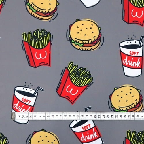 TKANINA WODOODPORNA Fast food  1.JPG