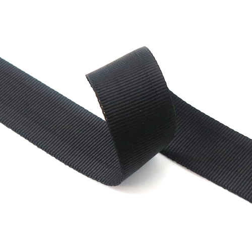 Taśma lamówkowa 25 mm poliestrowa czarna